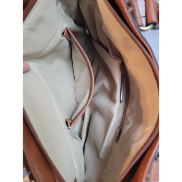 Rosetti Handbag Light Brown Western theme with embossed/stamped Faux Leather - Picture 9 of 16